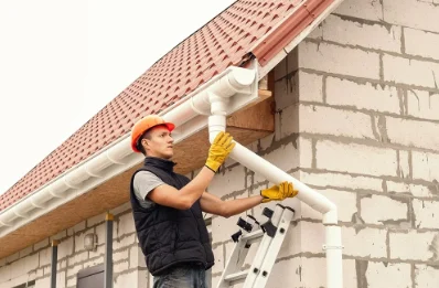 Pose et remplacement de gouttières à Sore